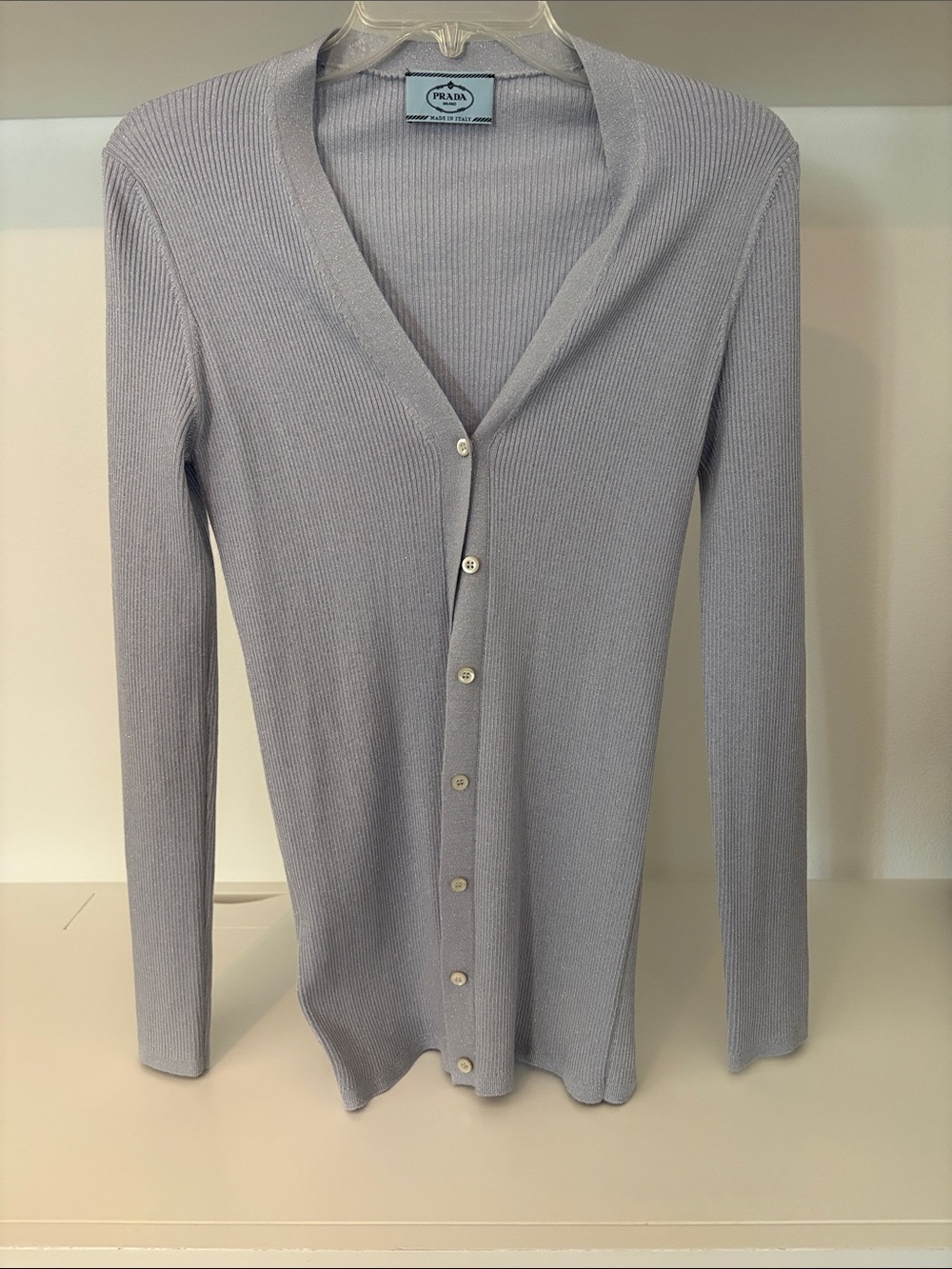 Prada Women’s Ribbed Button Cardigan
